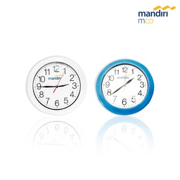 Jam Dinding Mandiri List Putih